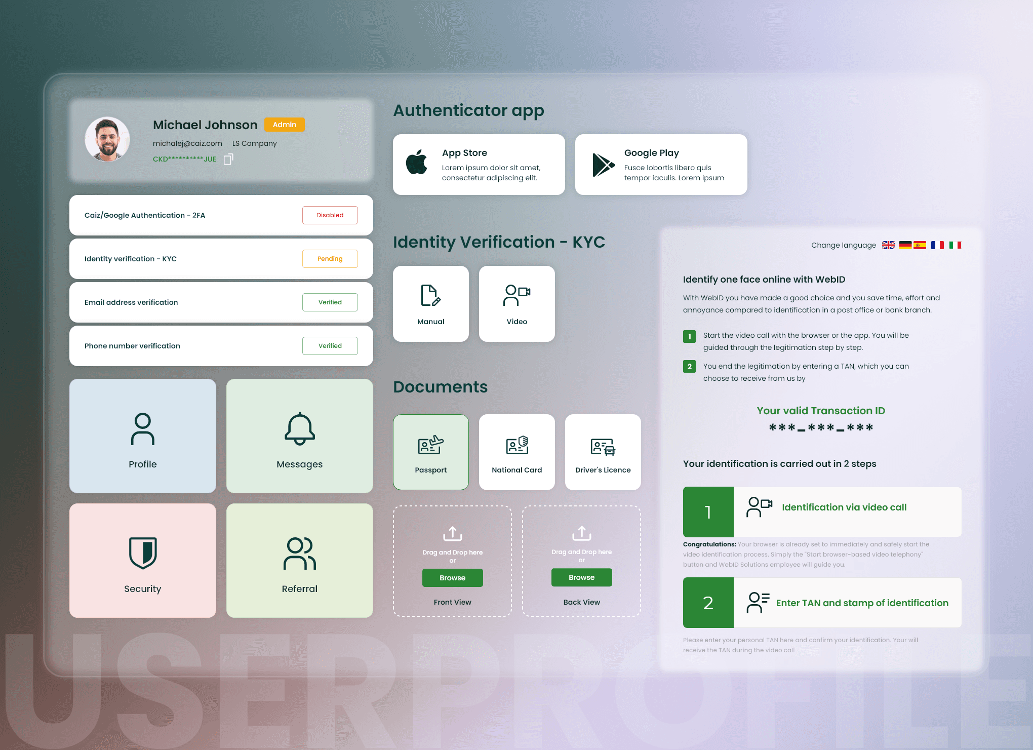 Caiz Crypto Platform