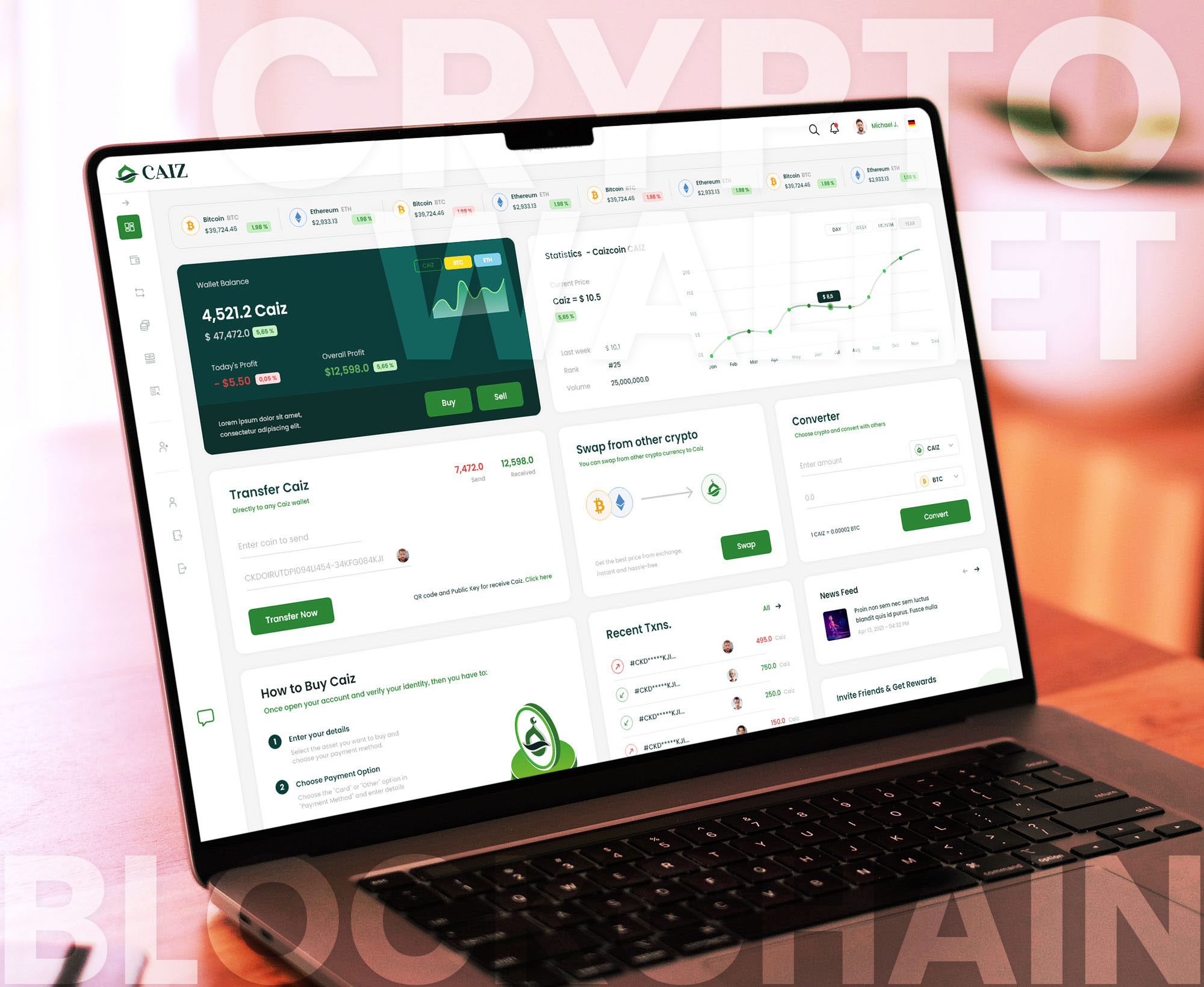 Caiz Crypto Platform
