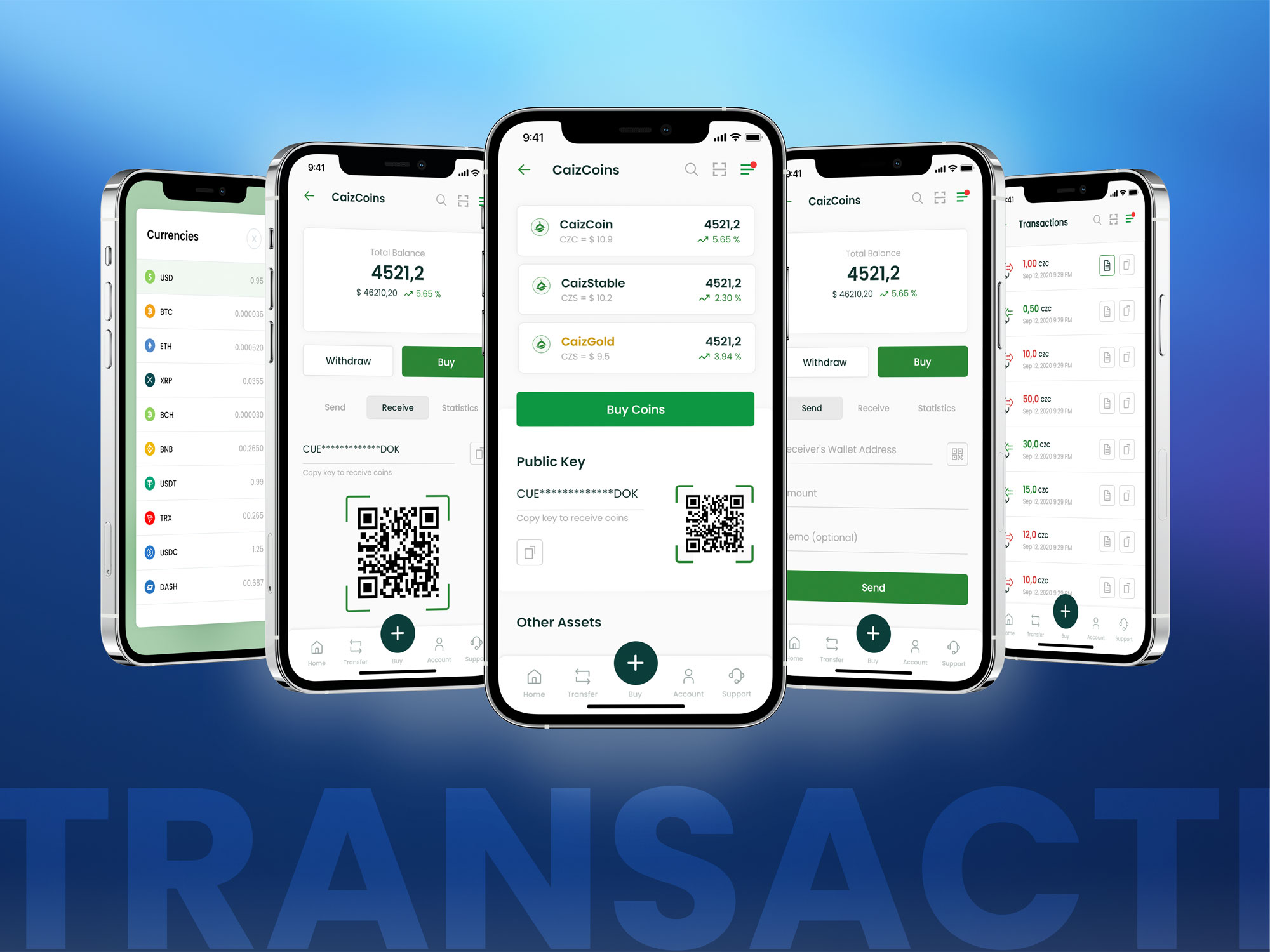 Caiz Crypto Wallet App