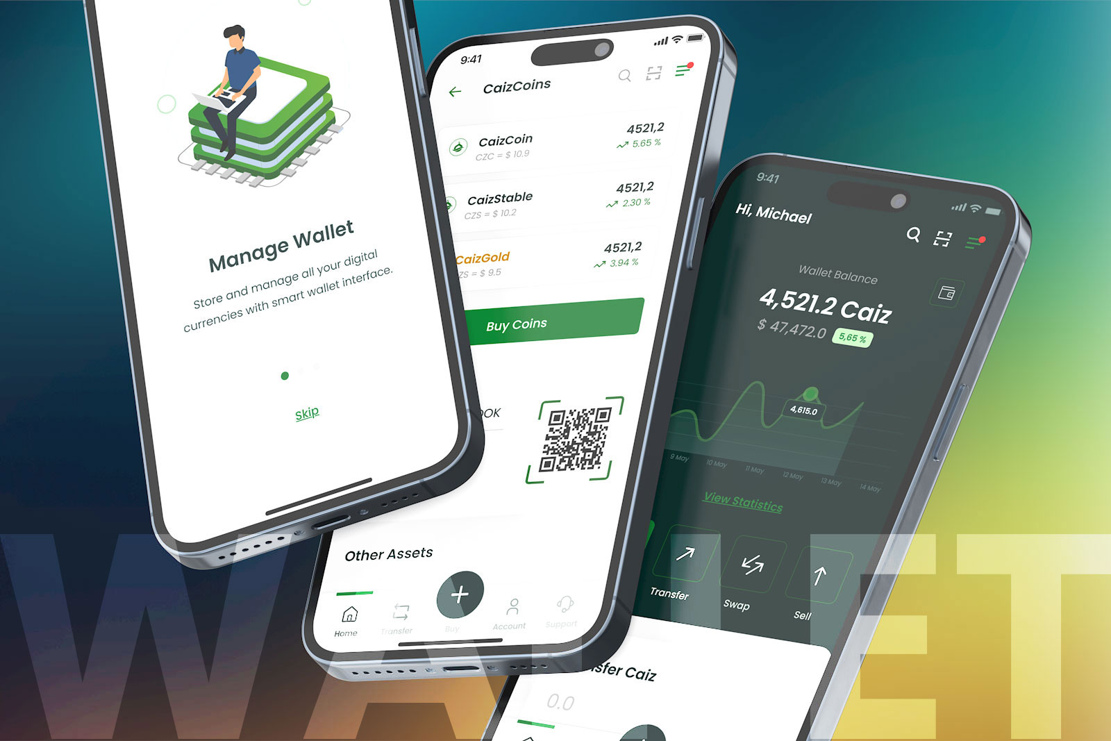 Caiz Crypto Wallet App