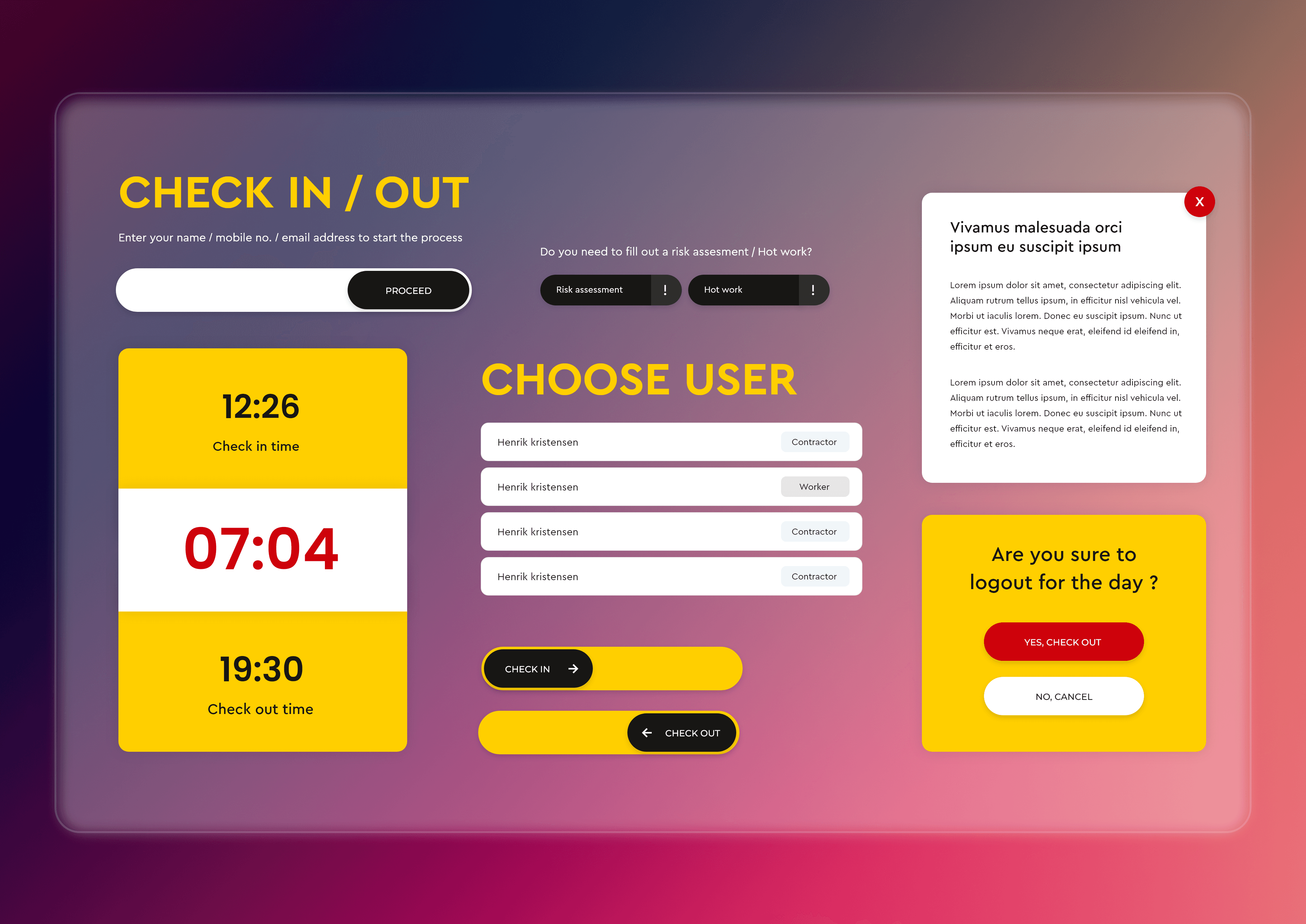 Contractor Registration Portal