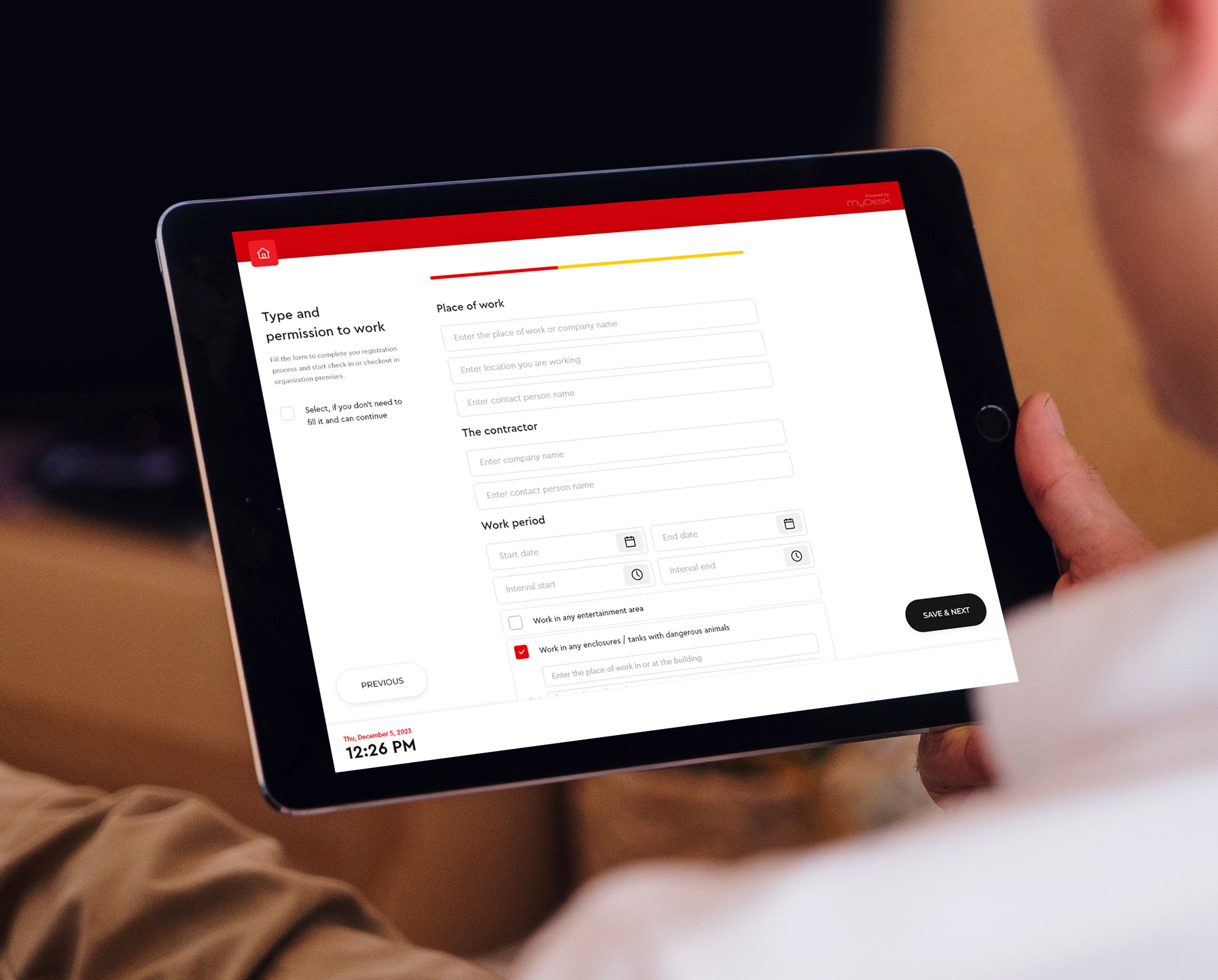 Contractor Registration Portal