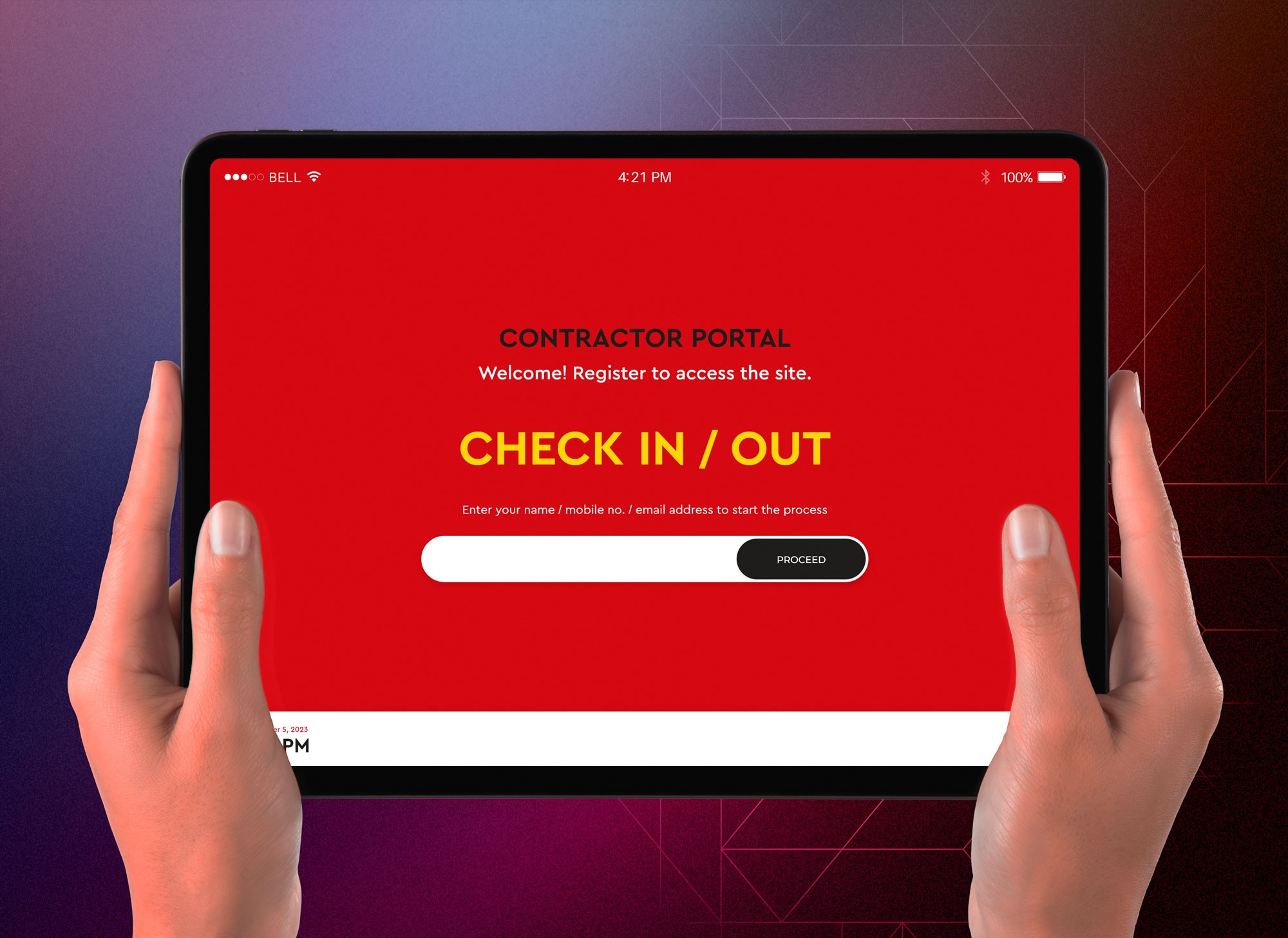 Contractor Registration Portal